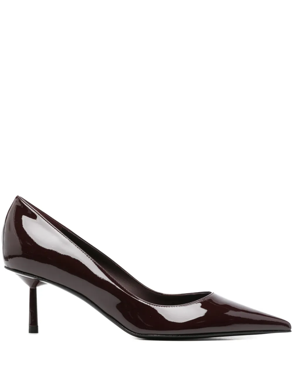 Le Silla 60mm pointed-toe leather pumps Rood