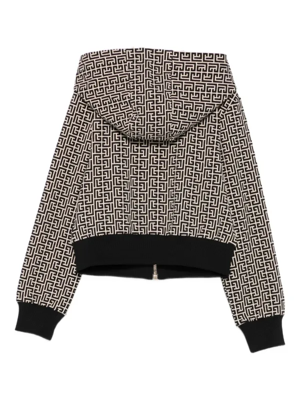 Balmain Kids モノグラム パーカー | ニュートラル | FARFETCH JP