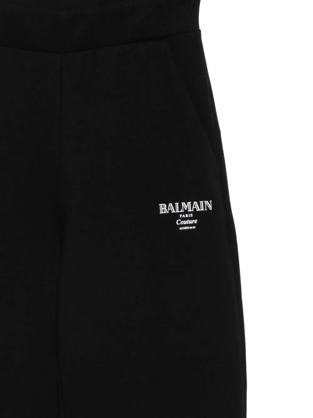 Balmain Kids logo-print track pants Zwart