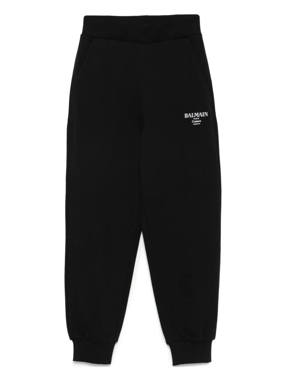 Balmain Kids logo-print track pants Zwart