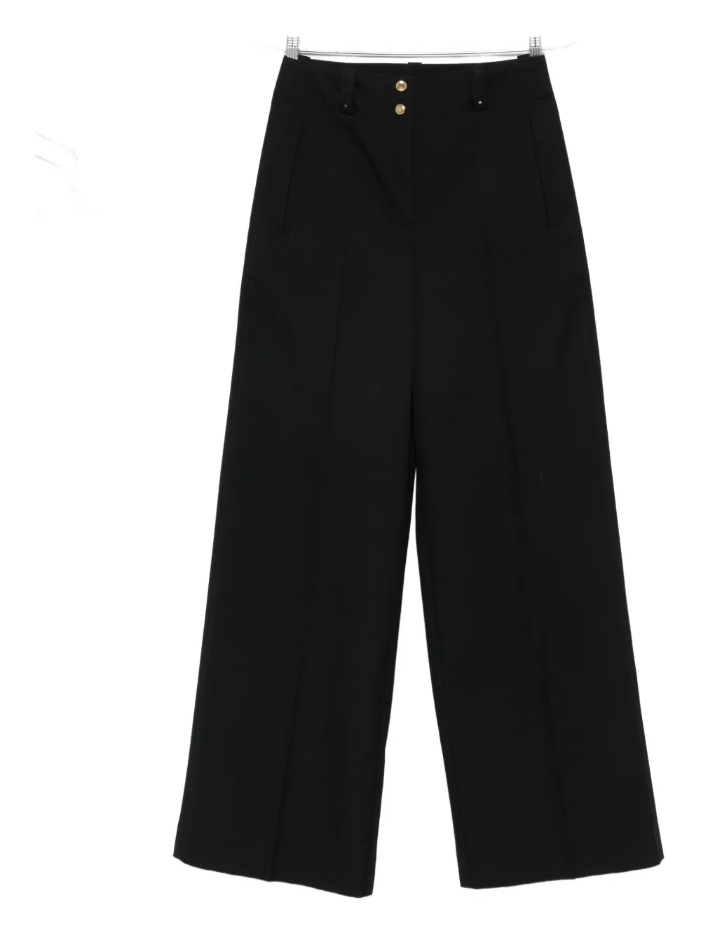 Moncler pleated wide-leg trousers - Nero