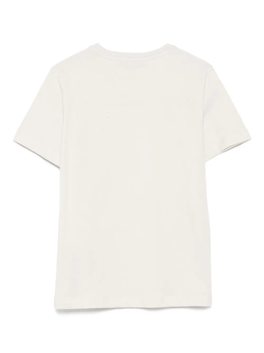 Balmain Kids Katoenen T-shirt met logoprint Beige