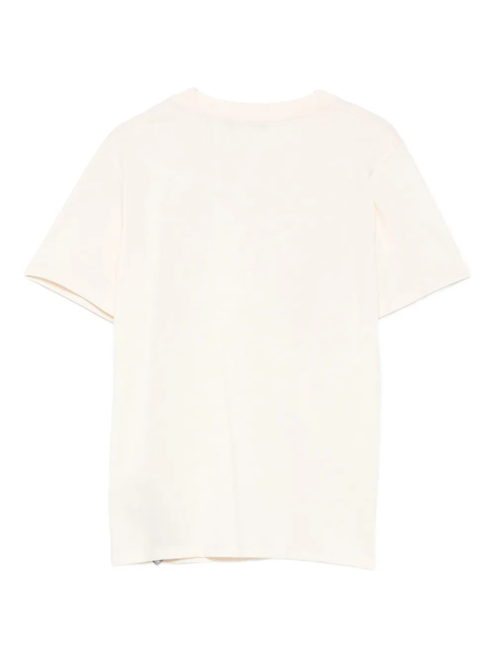 Balmain Kids T-shirt met verfraaide knopen Beige