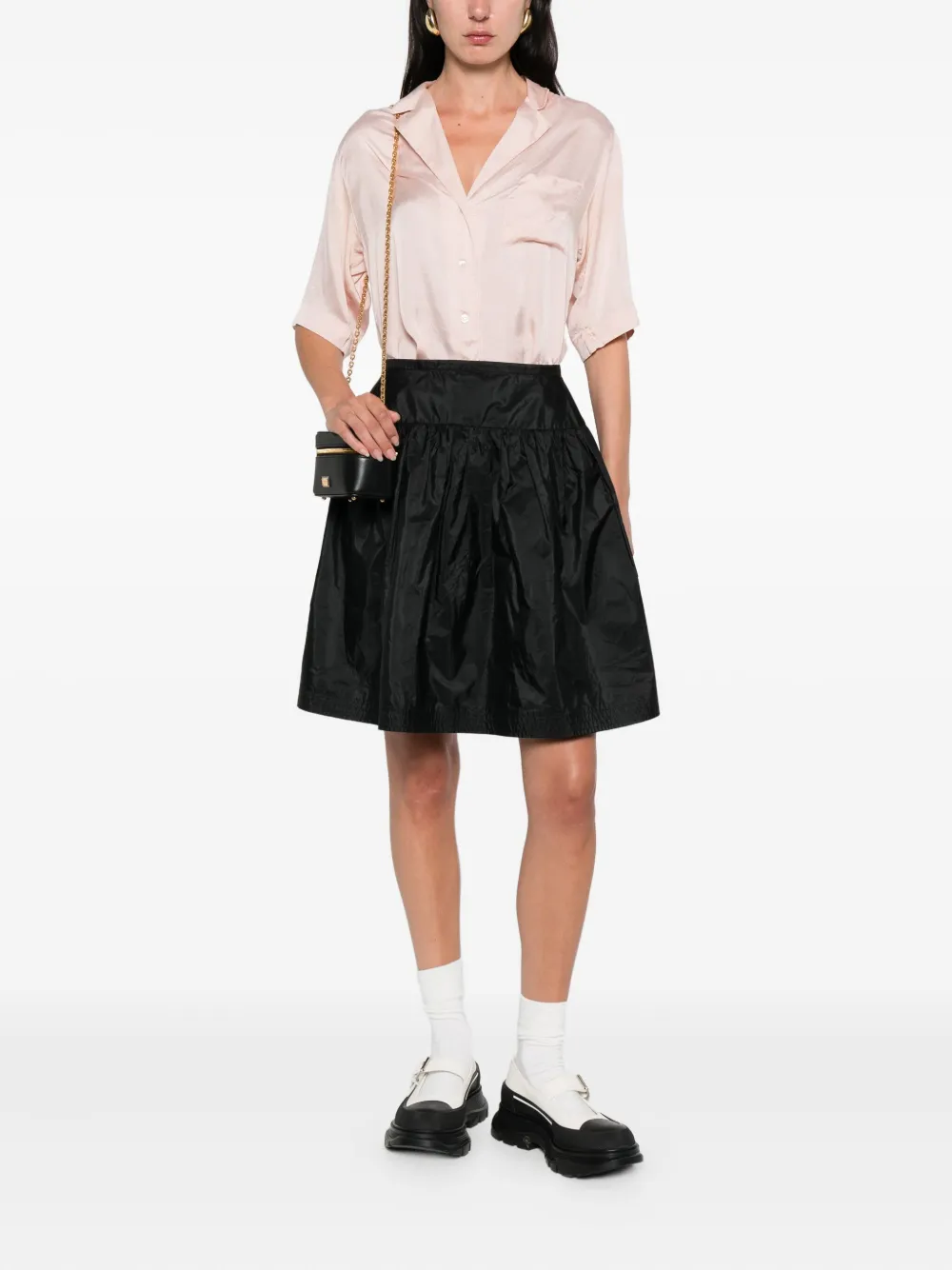 CHANEL Pre-Owned 2000s silk satin shirt | Image 2