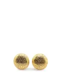CHANEL Pre-Owned 1970-1980 Gold Plated Logo Clip On Earrings costume earrings