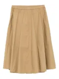 Vince elastic-waistline pocket midi skirt - Neutrals