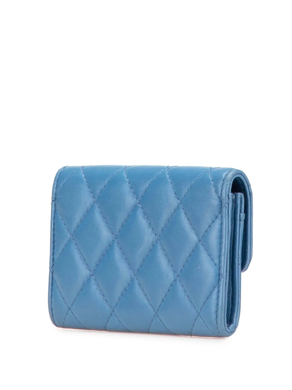 CHANEL Pre-Owned 2019 CC Quilted Calfskin Trifold Wallet small wallets | Image 2