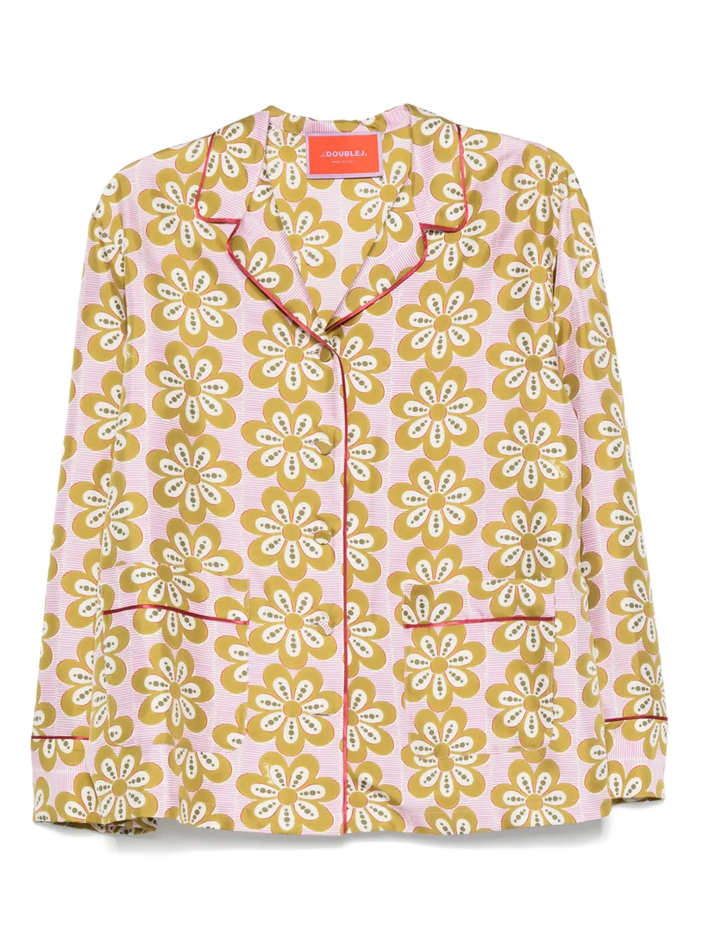 La DoubleJ Blouse met bloemenprint Roze