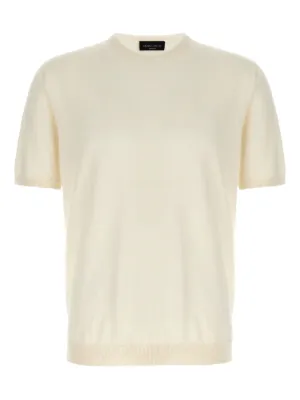 Tシャツ・カットソー ROBERTO COLLINA Knitted T-shirt Beige Roberto Collina T-Shirts for Men - Farfetch Qatar