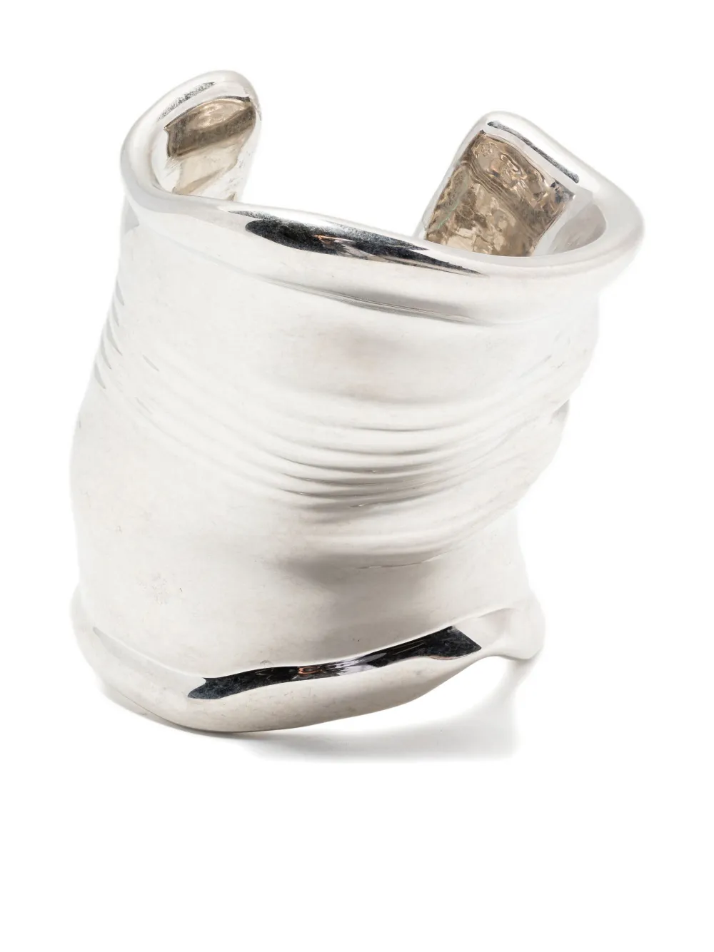 Jean Paul Gaultier Bracciale The Crushed Can - Argento