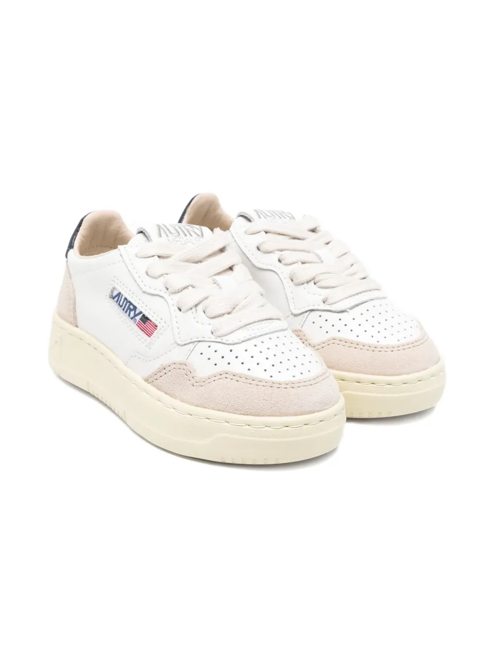 Autry Kids perforated leather sneakers White