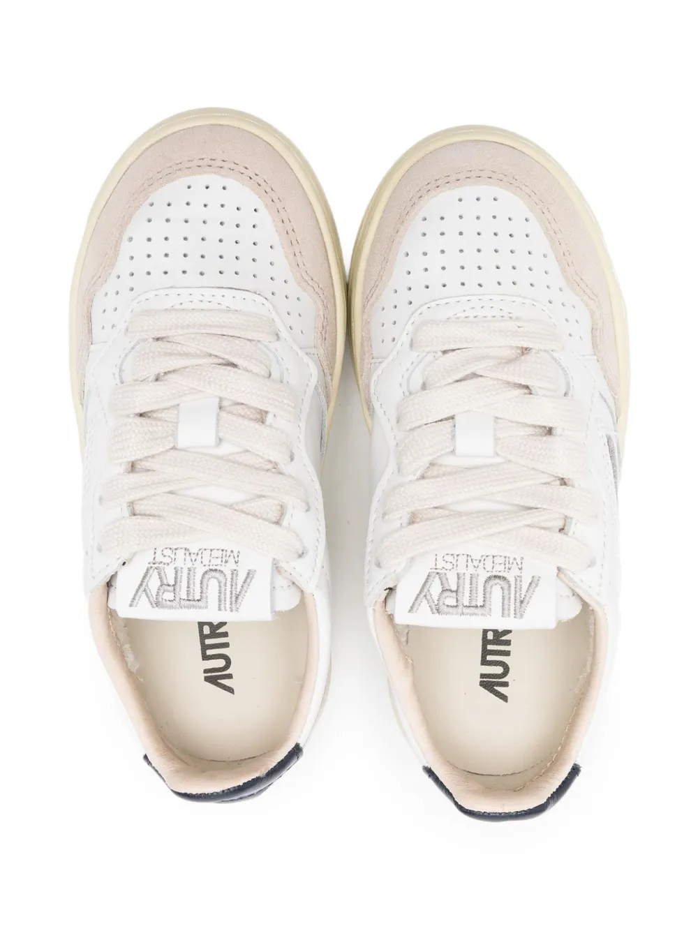 Autry Kids perforated leather sneakers White