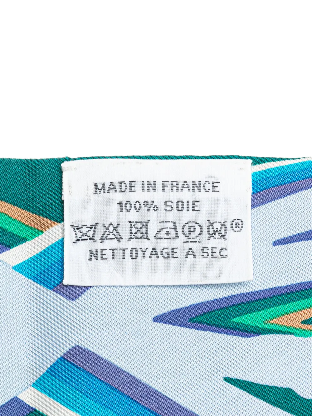 Pre-owned Hermes 2000-2020 Brides De Gala Shadow Silk Twilly Scarf Scarves