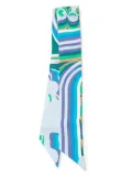 Hermès Pre-Owned 2000-2020 Brides de Gala Shadow Silk Twilly Scarf scarves - Blue