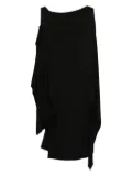 Vivienne Westwood Pre-Owned 2017 asymmetric draped dress - Black
