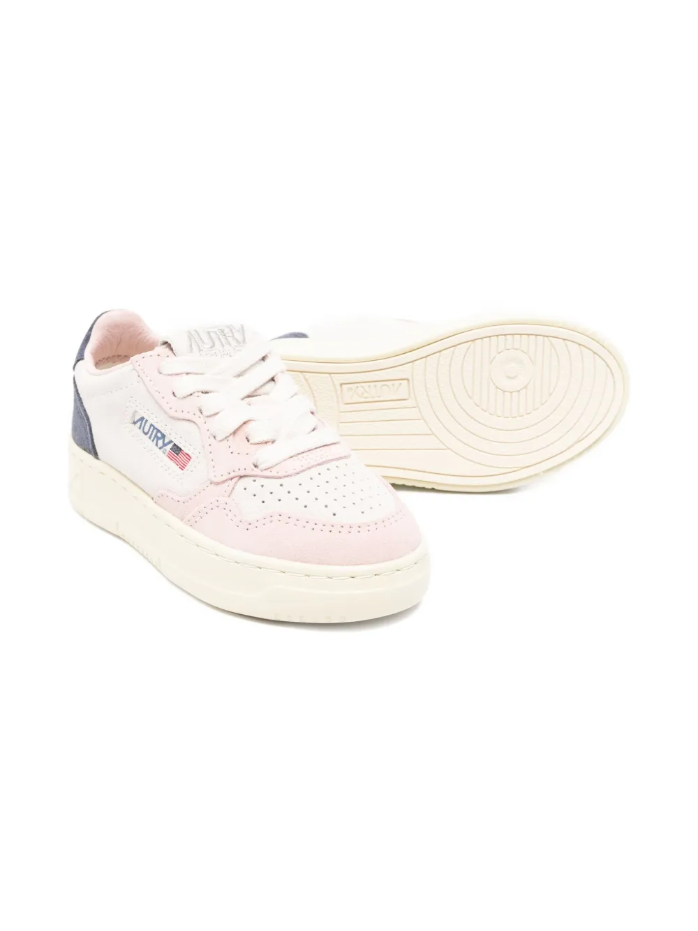 Autry Kids perforated leather sneakers White