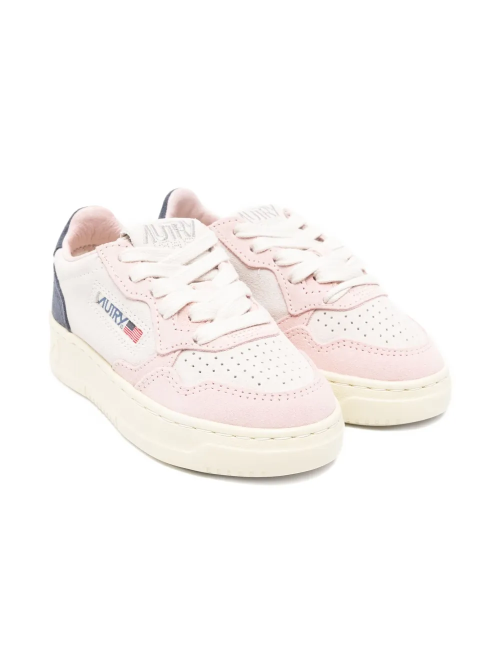 Autry Kids perforated leather sneakers White