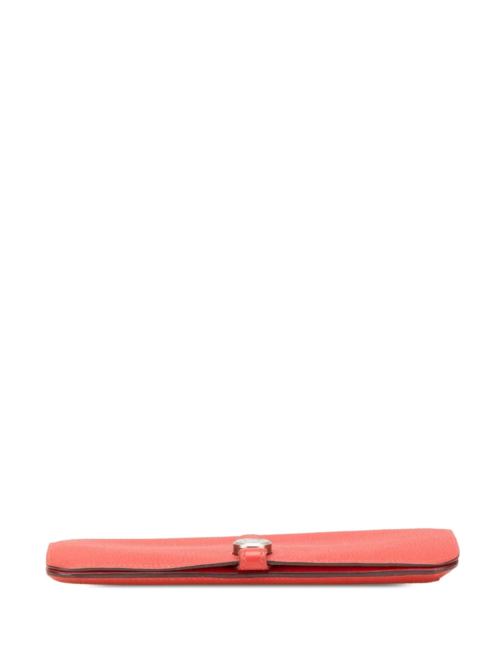 Pre-owned Hermes 2015 Clemence Dogon Wallet Long Wallets