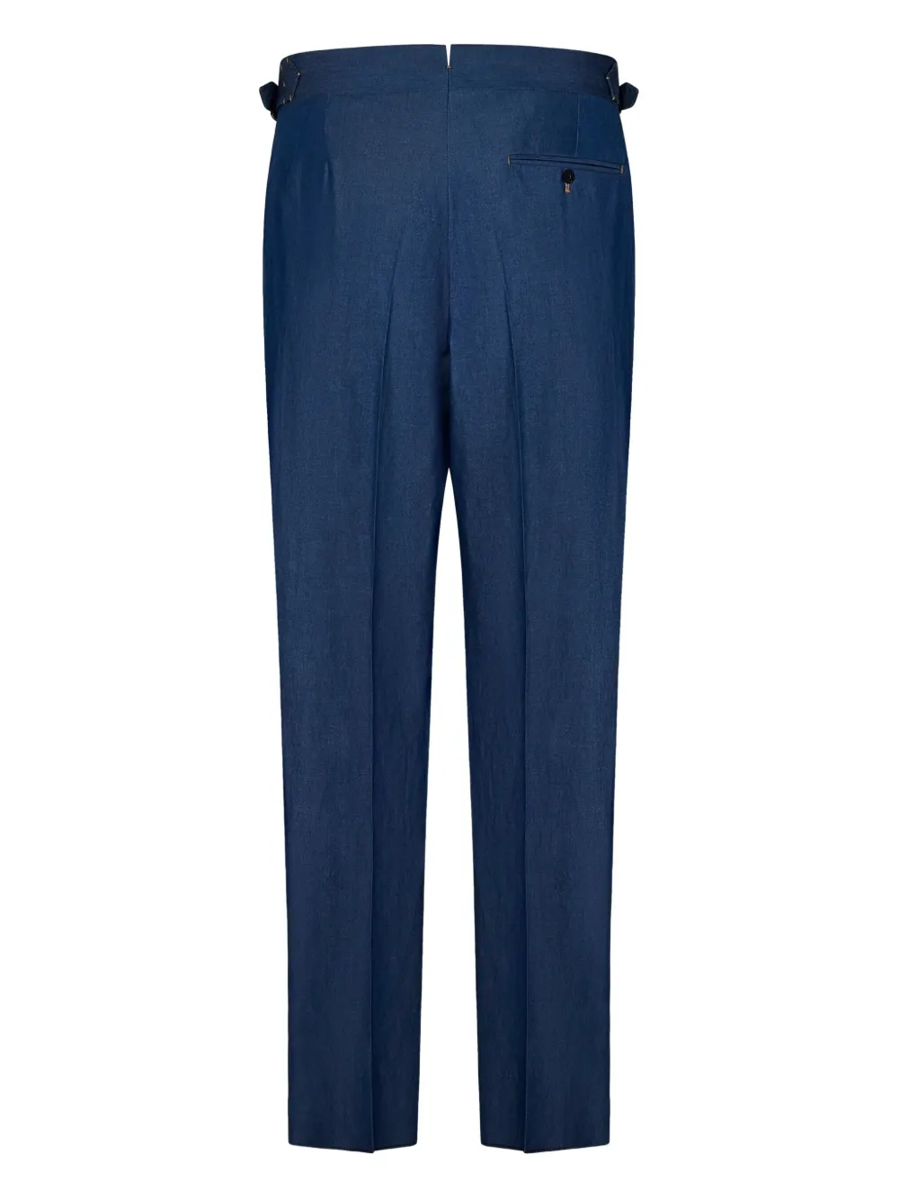 FRANZESE COLLECTION Plooibroek met knoopzak - Blauw