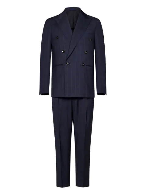 FRANZESE COLLECTION pinstripe double-breasted suit