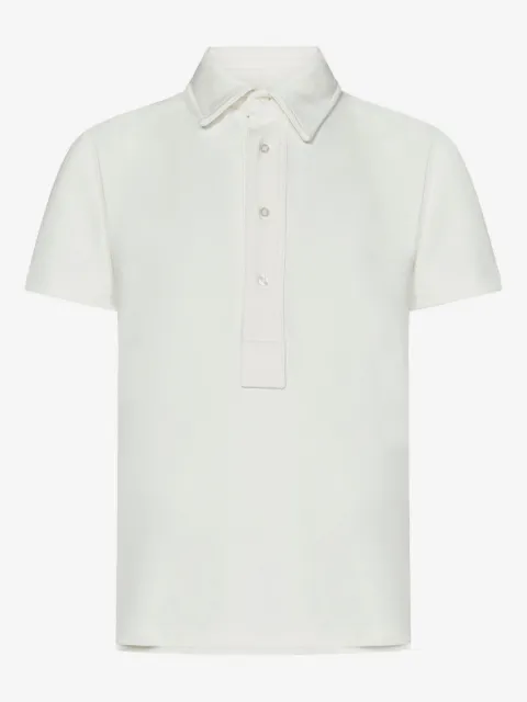 FRANZESE COLLECTION Wimbledon four-button placket polo shirt