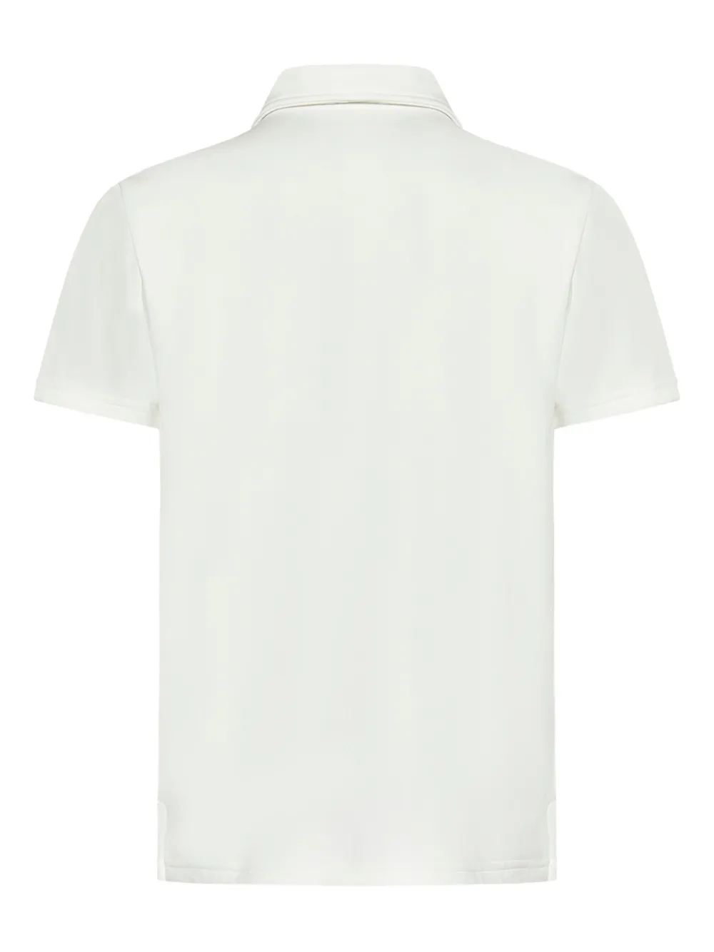 FRANZESE COLLECTION Wimbledon poloshirt met knopenbies Wit