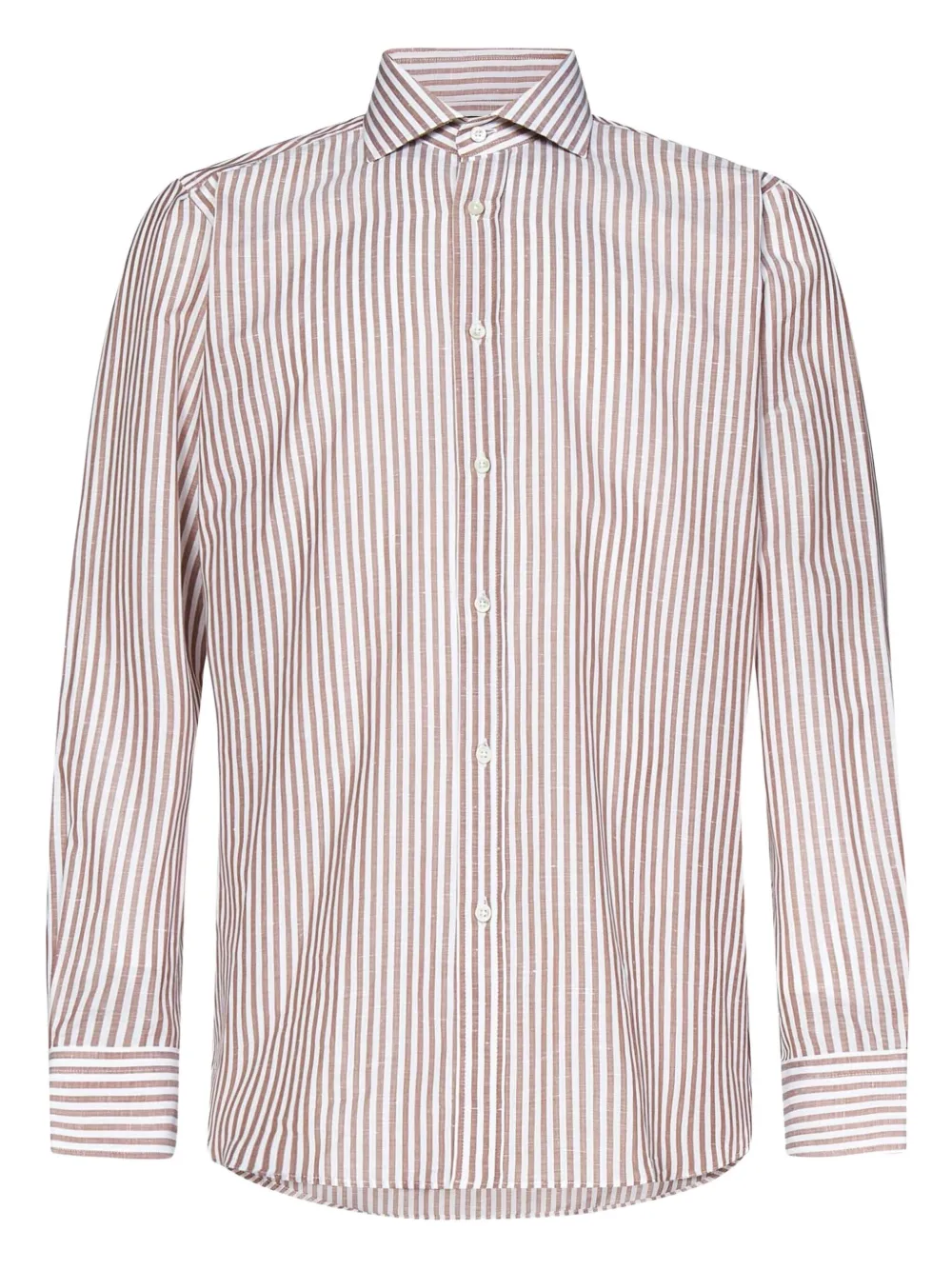 FRANZESE COLLECTION David Beckham ストライプ シャツ - ニュートラル FRANZESE COLLECTION David Beckham ストライプ シャツ - ニュートラル