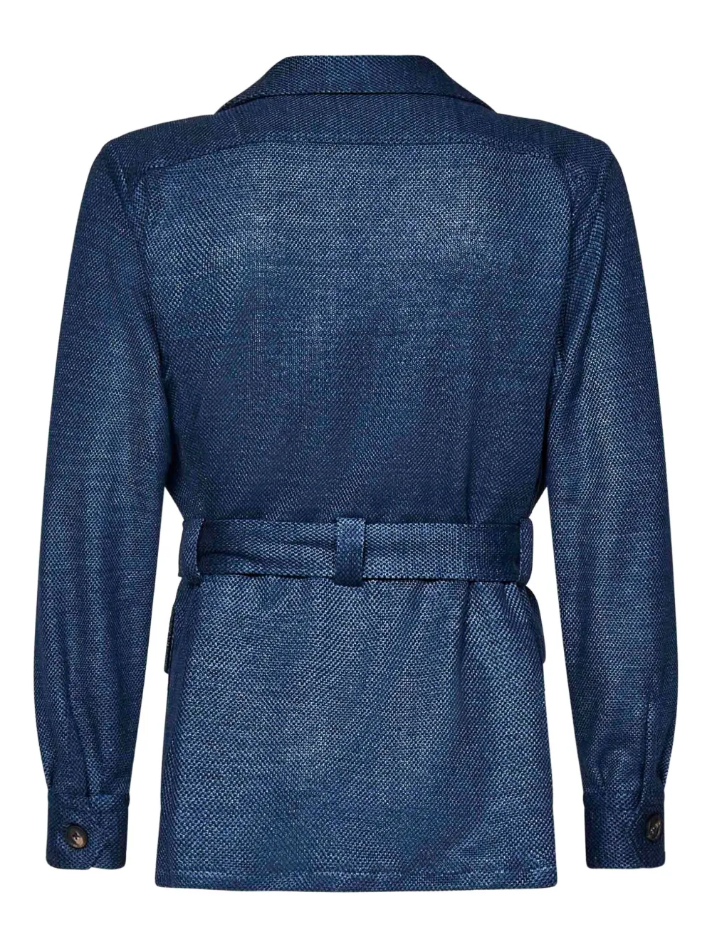 FRANZESE COLLECTION Jack met gekerfde revers en vier zakken Blauw