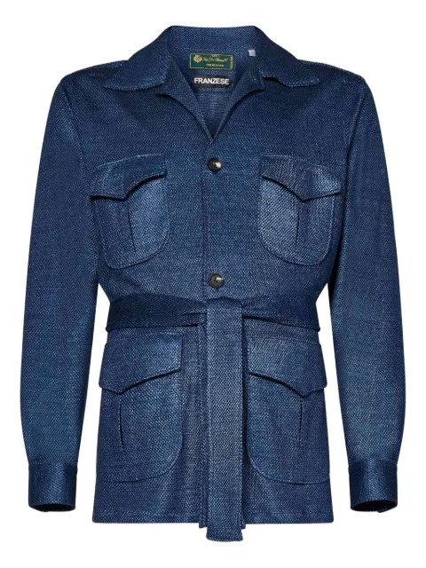 FRANZESE COLLECTION notched-lapel four-pocket jacket