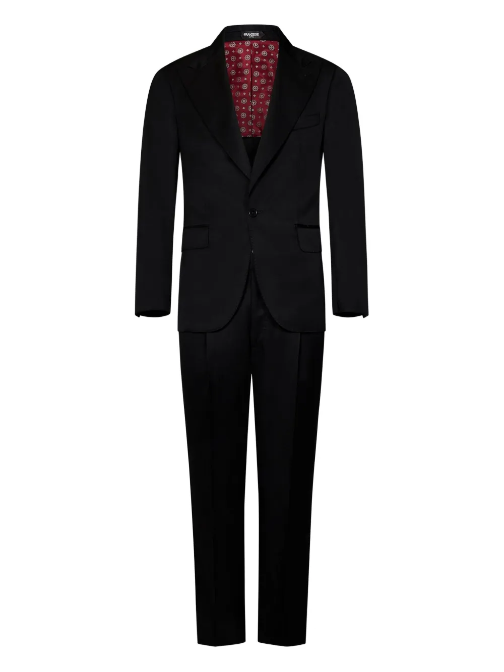 FRANZESE COLLECTION James Bond pinstripe peak-lapel suit Zwart