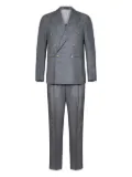 FRANZESE COLLECTION double-breasted peak-lapel suit - Grey