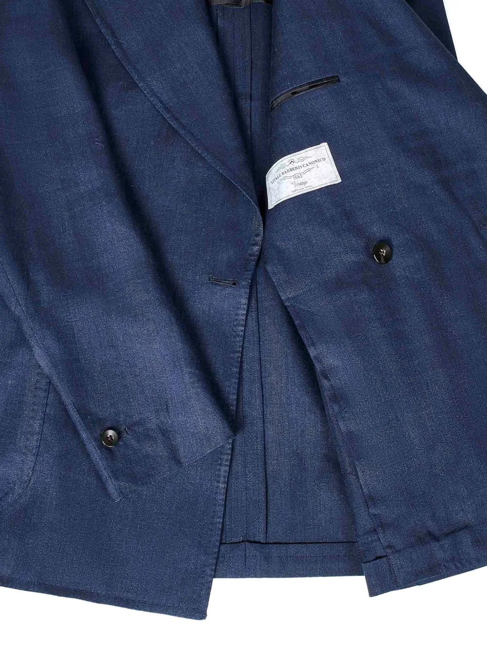 FRANZESE COLLECTION double-breasted peak-lapel blazer Blauw