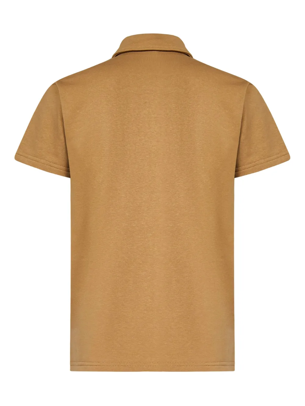 FRANZESE COLLECTION Wimbledon poloshirt met knopenbies Bruin