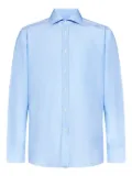 FRANZESE COLLECTION spread-collar long-sleeve shirt - Blue