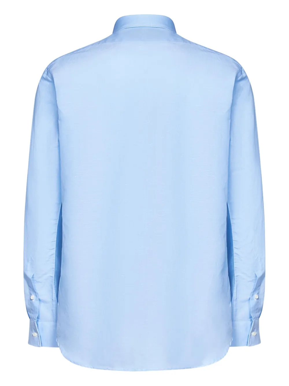 FRANZESE COLLECTION spread-collar long-sleeve shirt Blauw