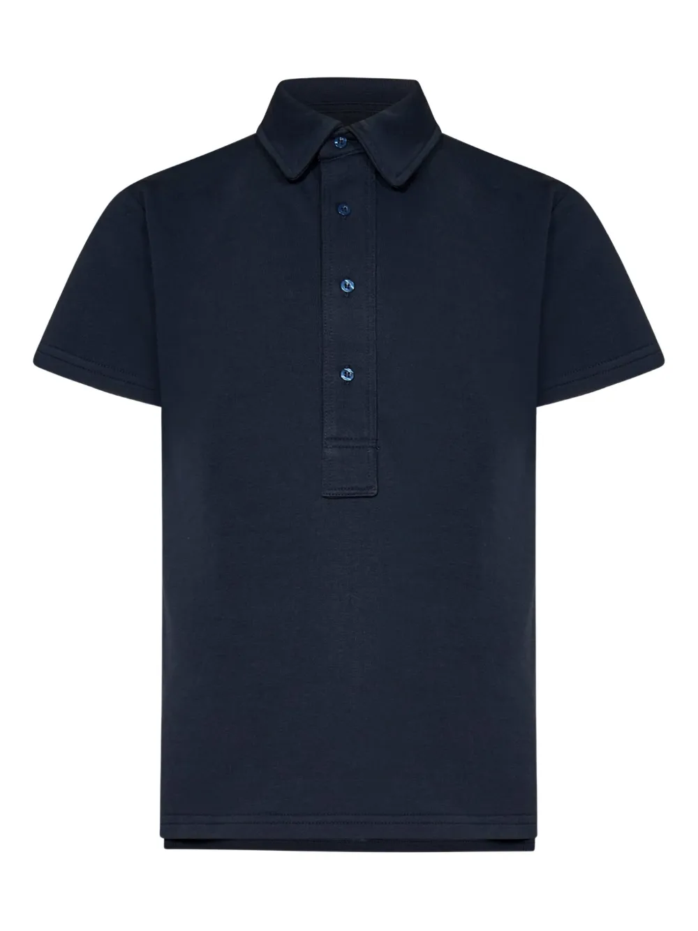 FRANZESE COLLECTION Wimbledon poloshirt met knopenbies Blauw
