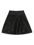 CHANEL Pre-Owned 2010s silk pleated skirt - Black
