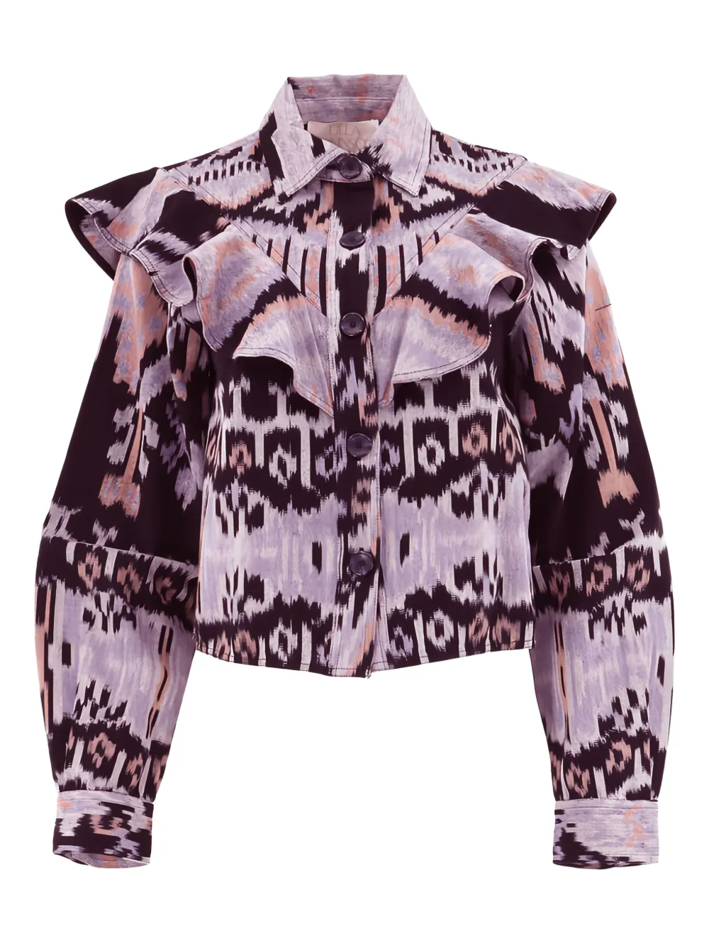 Ulla Johnson Mathilde ruffle-trimmed blouse | Pink | Image 1