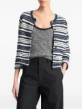 Vince striped textured cardigan - Blue