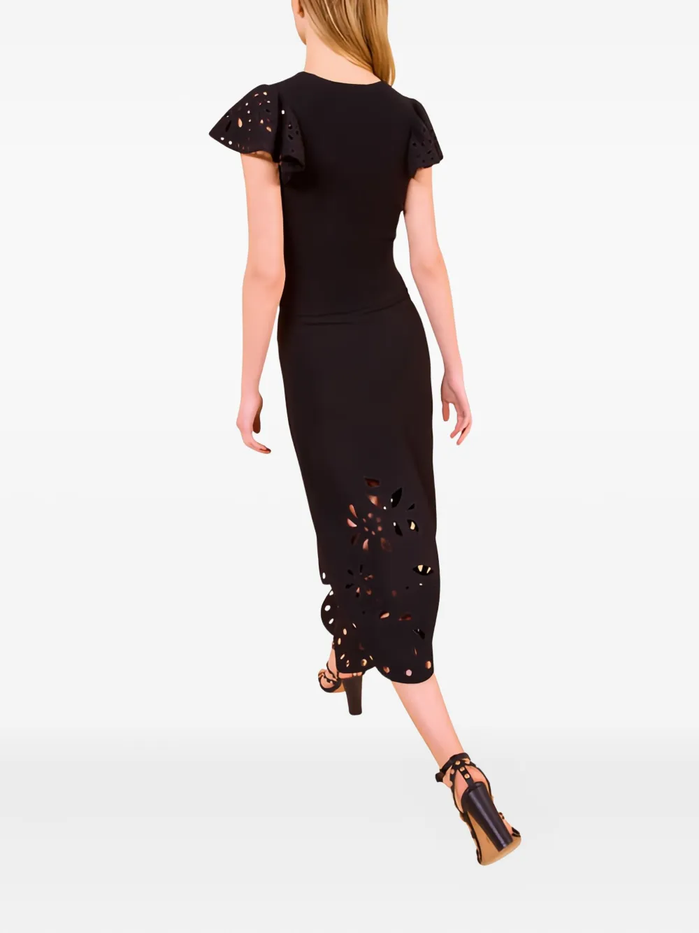 Ulla Johnson Edith Ruffle-sleeve Top In Black