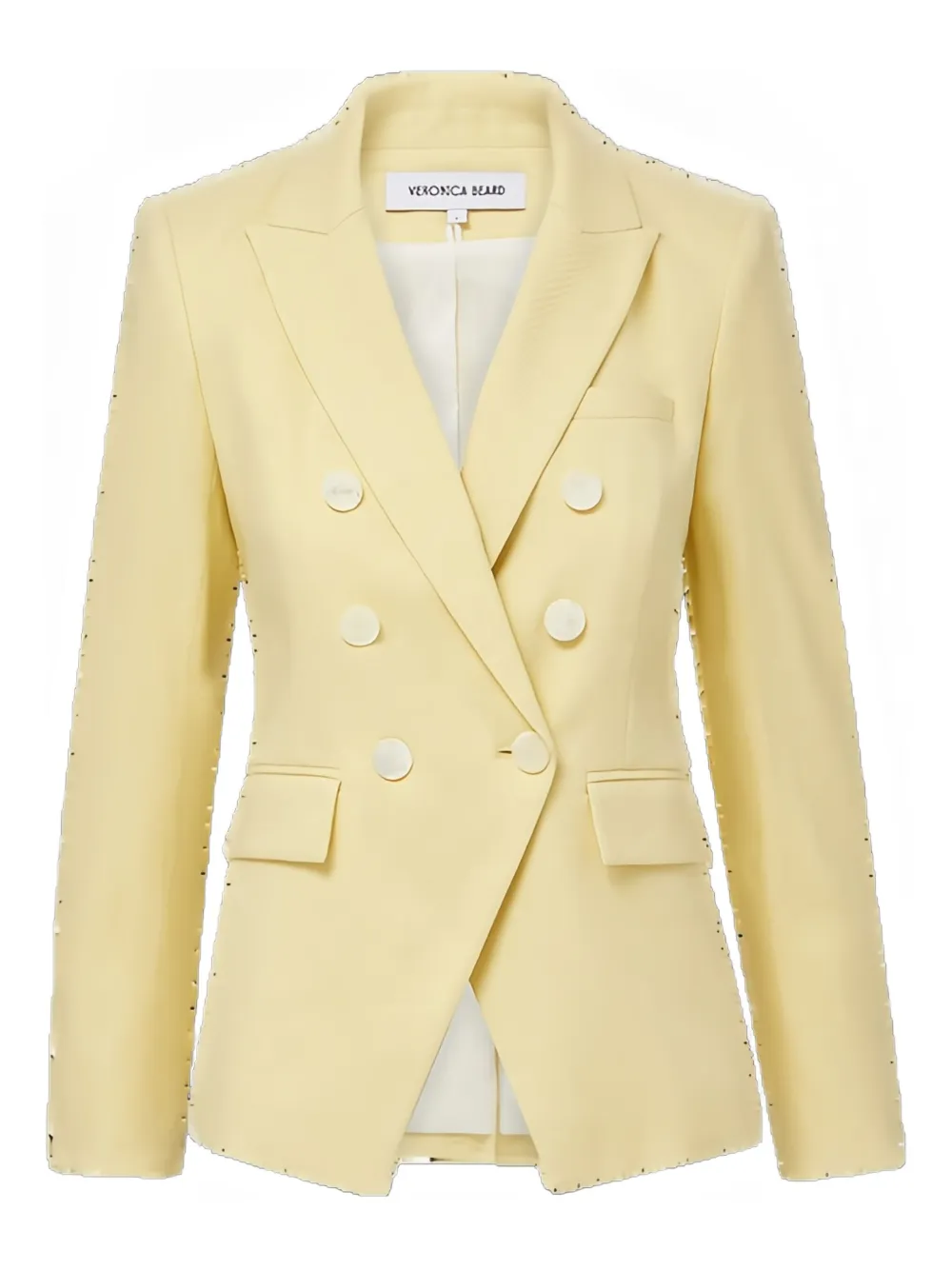 Veronica Beard Miller double-breasted jacket | Yellow | Image 1
