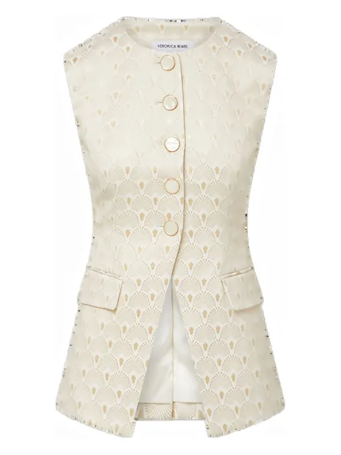 Veronica Beard Lois button-fastening waistcoat