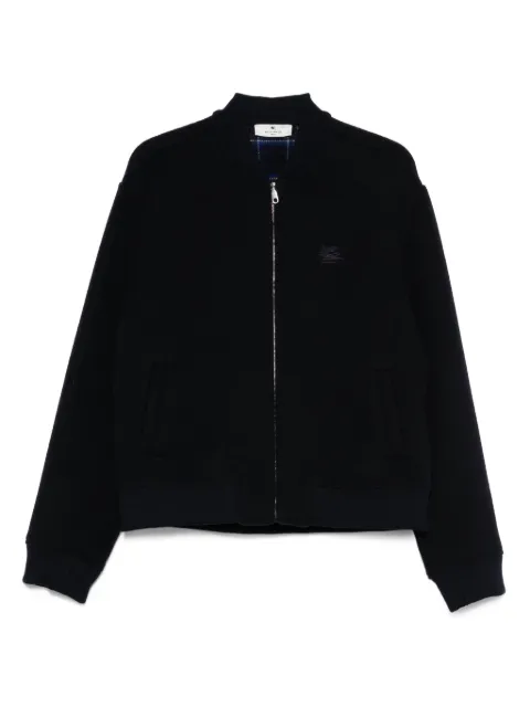 ETRO embroidered zip-up bomber jacket