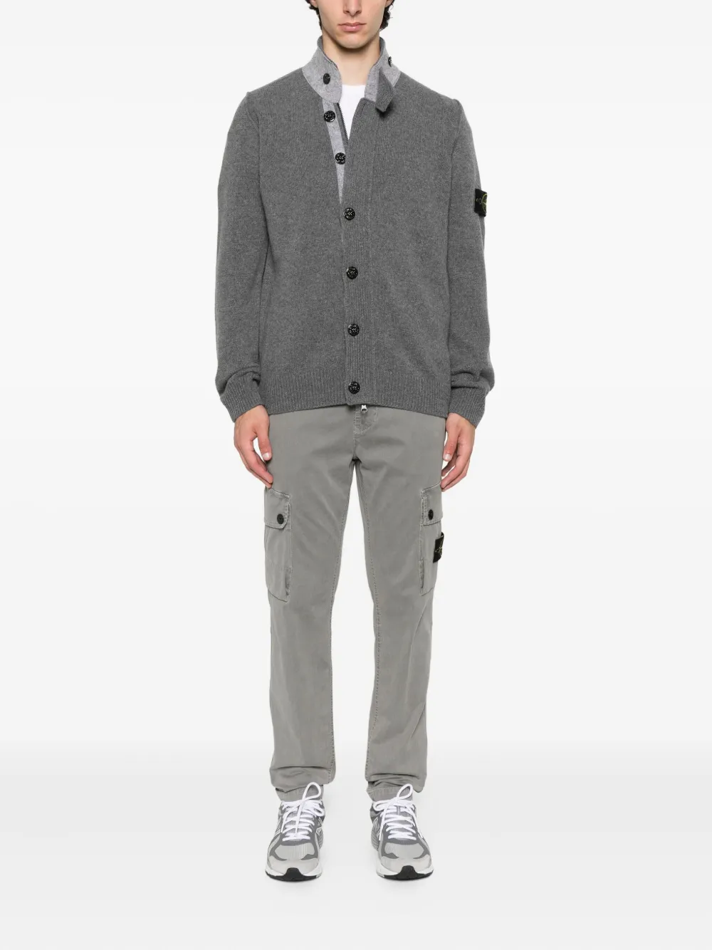 Stone Island button-fastening cardigan | Cardigans | Image 2