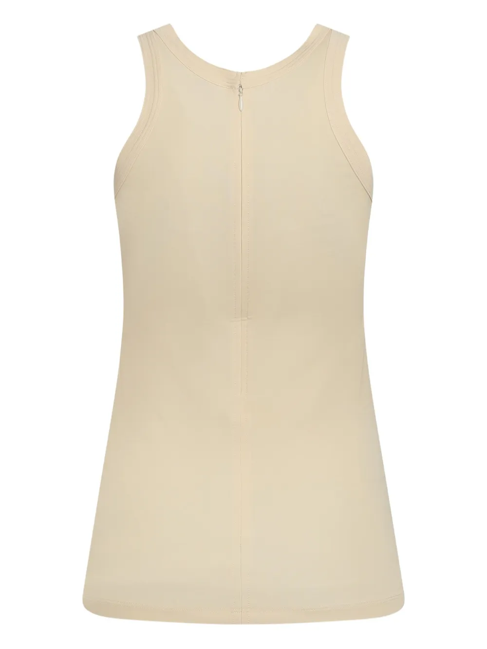 TOTEME zip-back tank top Beige
