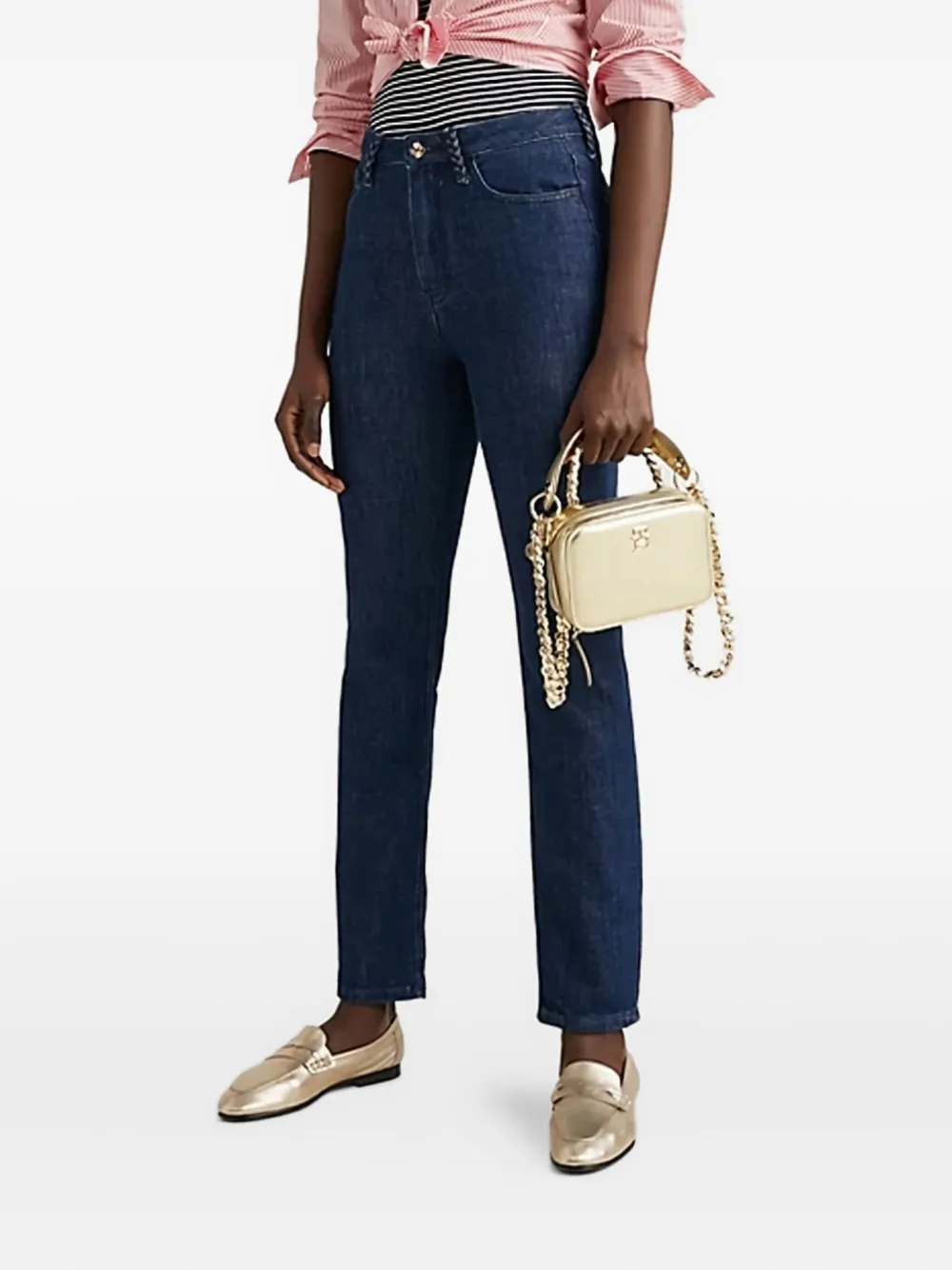 Tommy Hilfiger ハイウエスト ジーンズ - ブルー Tommy Hilfiger ハイウエスト ジーンズ - ブルー