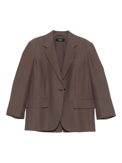 Weekend Max Mara Blazer com ombros deslocados e botão