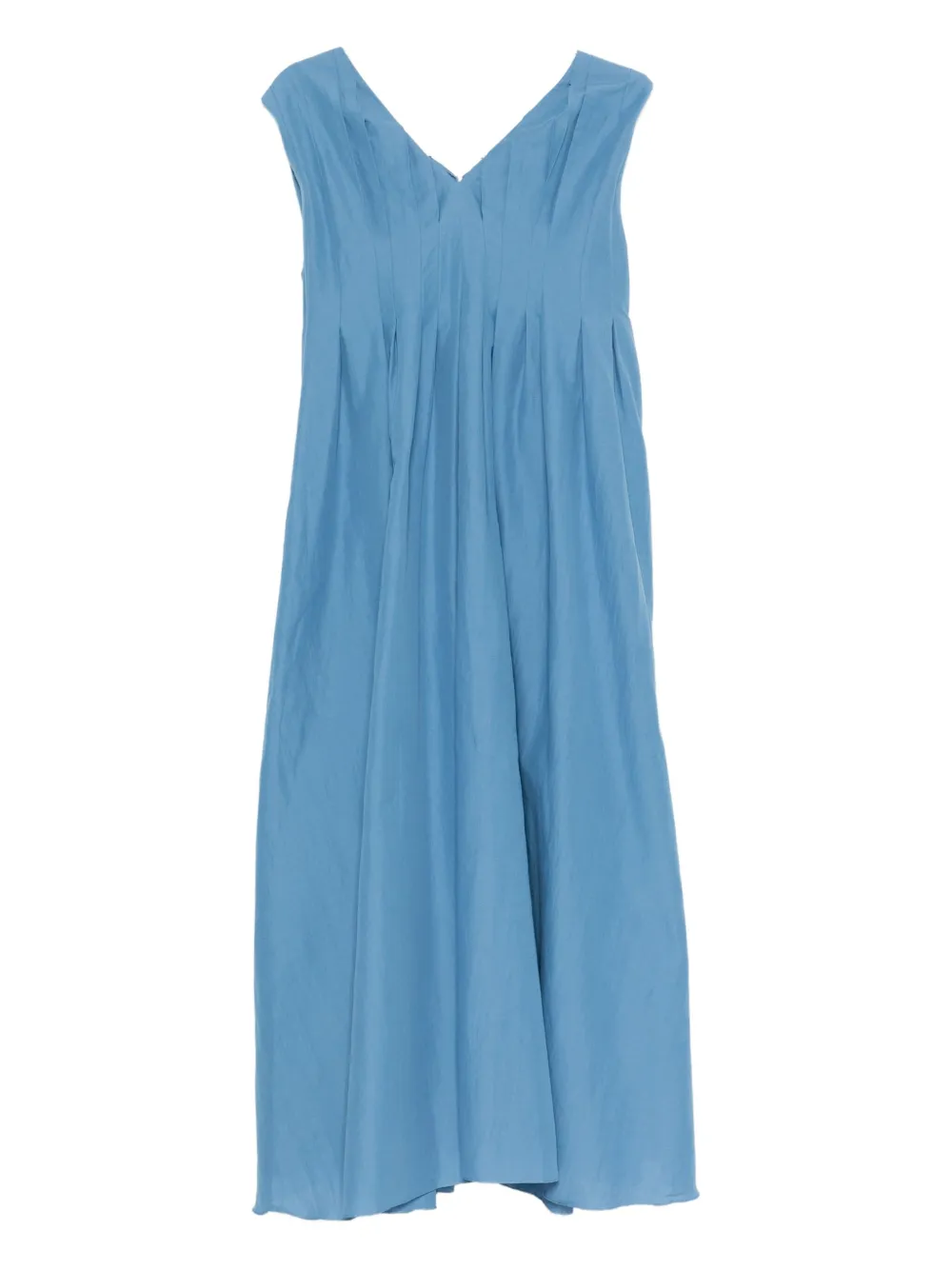 'S Max Mara Jurk met V-hals Blauw