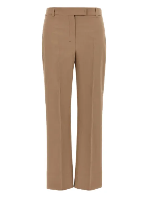 Max Mara pleated cotton trousers