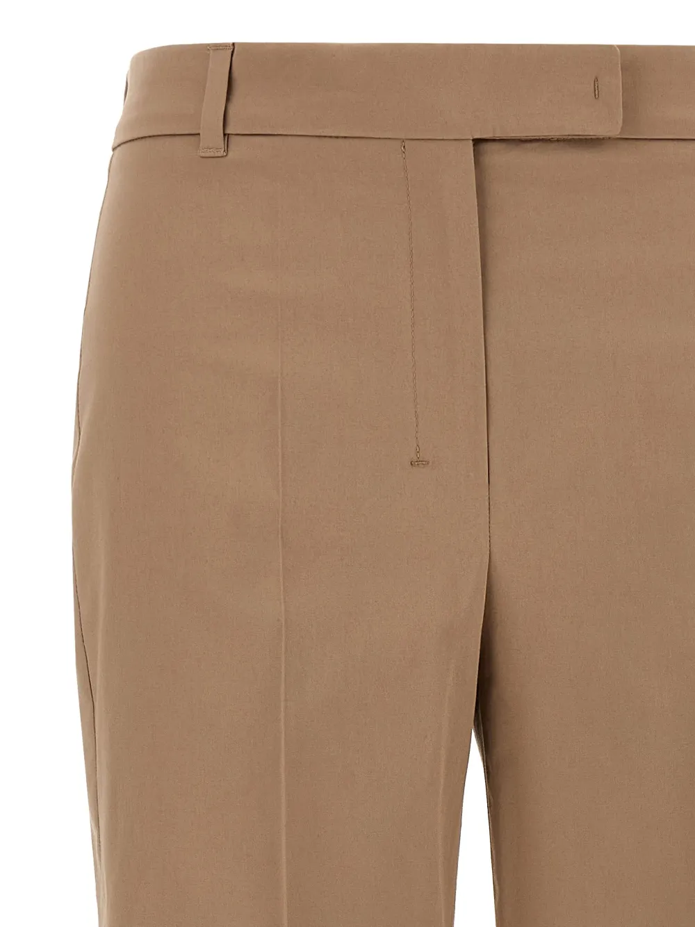 Max Mara Straight plooibroek Beige